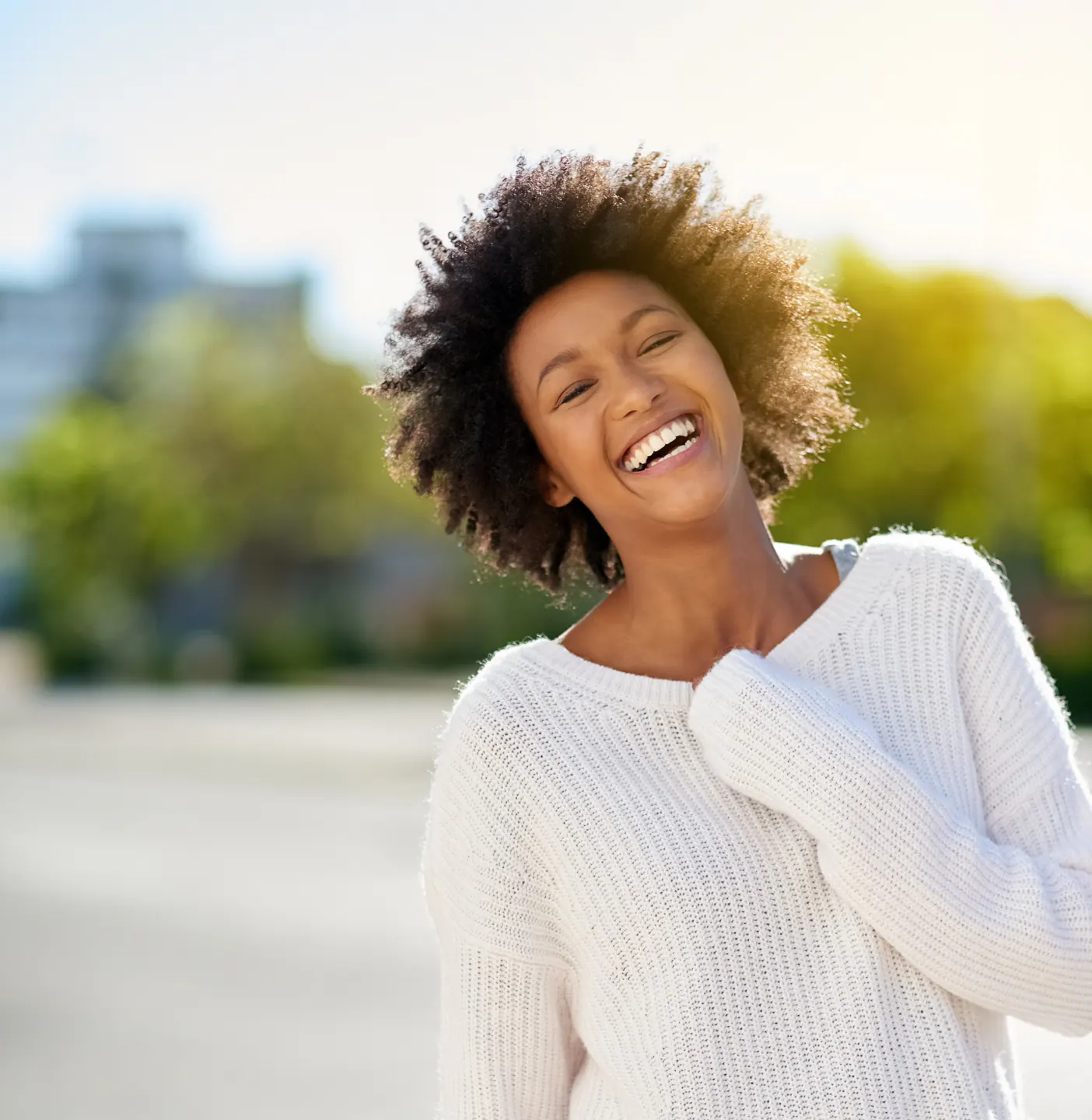 A patient smiling during an orthodontic consultation
